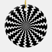 Zig Zag Spiral Disc Ornament (Hinten)