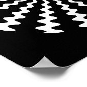 Zig Zag Spiral Poster (Ecke)