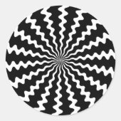 Zig Zag Spiral Stickers (Vorderseite)