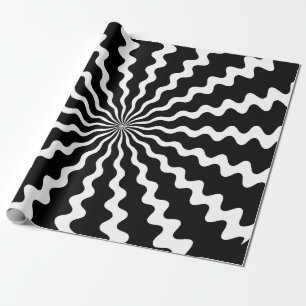 Zig Zag Spiralumhüllungspapier Geschenkpapier