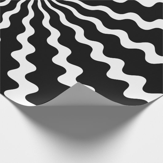 Zig Zag Spiralumhüllungspapier Geschenkpapier (Ecke)