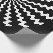 Zig Zag Spiralumhüllungspapier Geschenkpapier (Ecke)