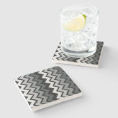 ZIG ZAG STEINUNTERSETZER (Seitenansicht)