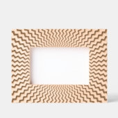 Zig Zag Sternexplosion Design Geätzte Rahmen (Vorderseite)