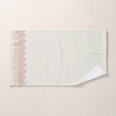 Zig Zag Streifen in ruhiger Wasserfarbe Gezeichnet Badhandtuch Set (Handtuch)