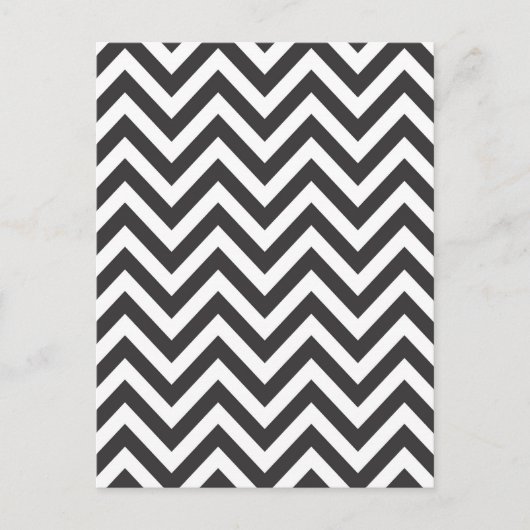 Zig Zag Streifenmuster Zazzle Vorlagenhintergrund Postkarte (Vorderseite)