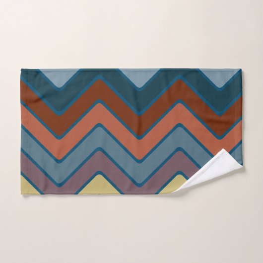 Zig Zag Südwest Muster Badhandtuch Set (Handtuch)