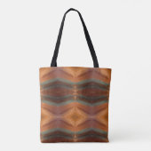Zig Zag, Südwestaztec, Ureinwohner-Totenbeutel Tasche (Rückseite)