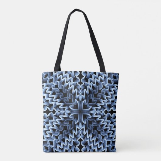 Zig-Zag Tote Bag Tasche (Rückseite)