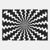 Zig Zag Wrapping Paper Geschenkpapier Set (Vorderseite 3)