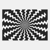 Zig Zag Wrapping Paper Geschenkpapier Set (Vorderseite 2)