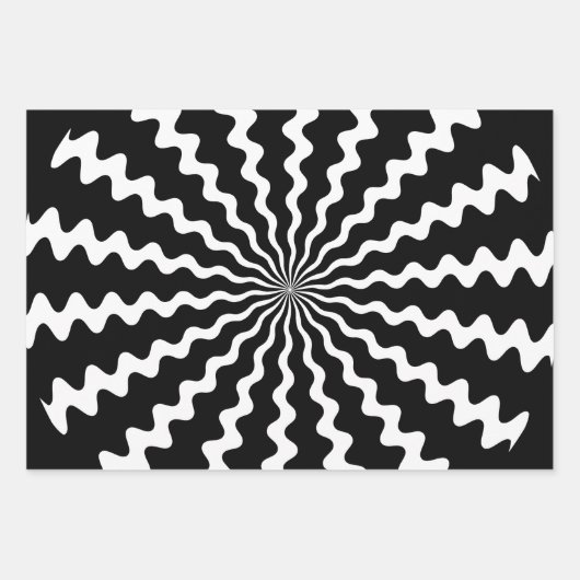 Zig Zag Wrapping Paper Geschenkpapier Set (Vorderseite 2)