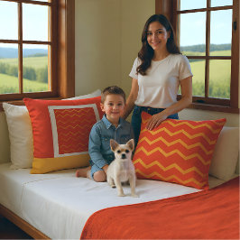 Zig Zagger's Dream Window Dekokissen