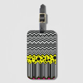 Zig-Zags Gepäckanhänger (Vorderseite Vertikal)