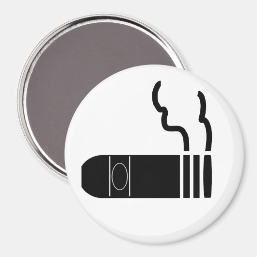 Zigar Magnet (Vorderseite/Rückseite)