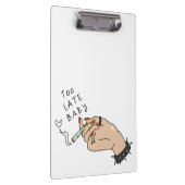 Zigarette in Hand Anti-Valentin Klemmbrett (Rechts)