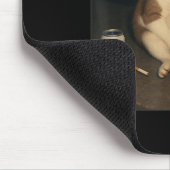 Zigarette Kitten Funny Smoking Cat Meme Stud Mousepad (Ecke)