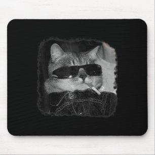 Zigarette Kitten Gang Cat Rauchen Zigarette Funny Mousepad