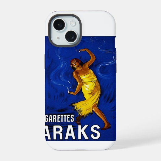 Zigaretten Araks iPhone 15 Hülle (Rückseite)