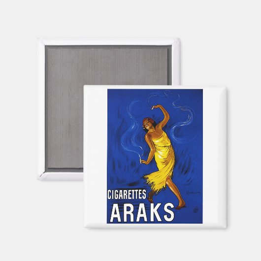 Zigaretten Araks Magnet (Vorderseite/Rückseite)