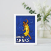 Zigaretten Araks Postkarte (Stehend Vorderseite)