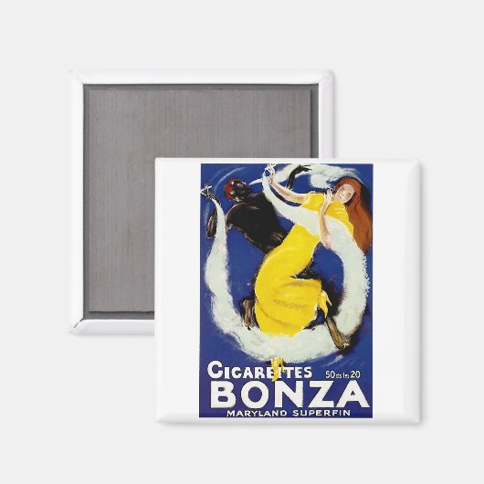 Zigaretten Bonza Magnet (Vorderseite/Rückseite)