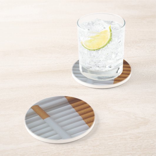 Zigaretten Funny Smokers Hintergrund Getränkeuntersetzer (Seite)