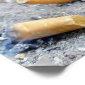 Zigaretten im Freien Poster (Ecke)