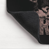Zigaretten-Kätzchen lustige rauchende Katze Meme d Mousepad (Ecke)
