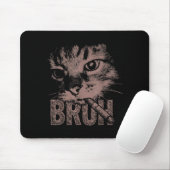 Zigaretten-Kätzchen lustige rauchende Katze Meme d Mousepad (Mit Mouse)