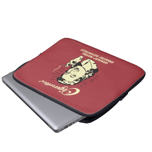 Zigaretten: Krebs vielleicht glatter Def. Laptopschutzhülle (Vorne Knopf)