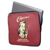 Zigaretten: Krebs vielleicht glatter Def. Laptopschutzhülle (Vorderseite Links)