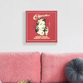 Zigaretten: Krebs vielleicht glatter Def. Leinwanddruck (Insitu (Wohnzimmer))