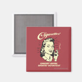 Zigaretten: Krebs vielleicht glatter Def. Magnet (Vorderseite/Rückseite)