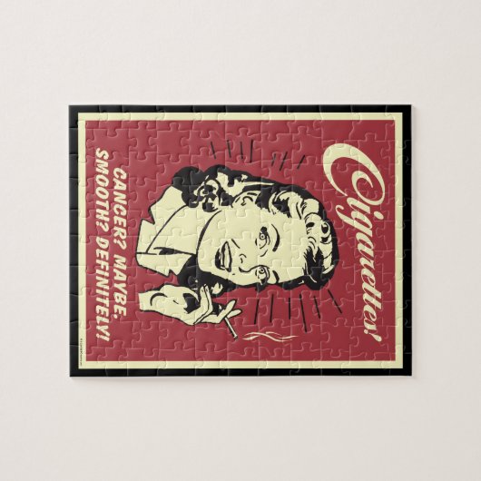 Zigaretten: Krebs vielleicht glatter Def. Puzzle (Horizontal)