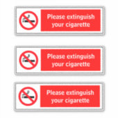 Zigarettenaufkleber Aufkleber (Vorderseite)