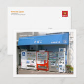 Zigarettenautomat, Japan Postkarte (Vorne/Hinten)