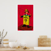 Zigarettenfischer - Matchbox-Druck - Ästhetik Poster (Küche)