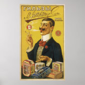 Zigarettenpapiere - Vintage Werbung Poster (Vorne)