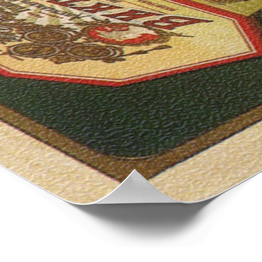 Zigarettenpapiere - Vintage Werbung Poster (Ecke)