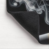 Zigarettenraucher Schädel Mousepad (Ecke)