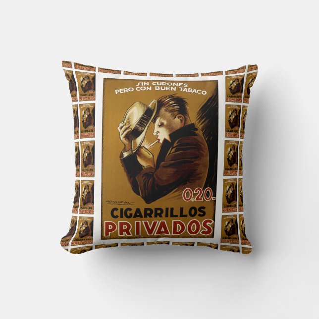Zigarillos Privados Kissen (Vorderseite)