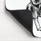 Zigarre auf Räder cigar on wheels Mousepad (Ecke)