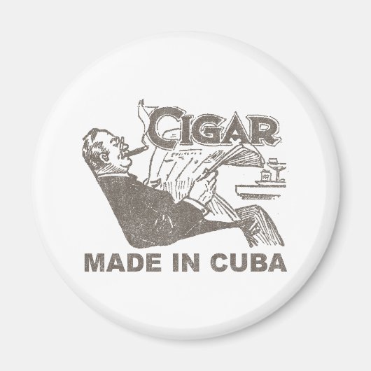 Zigarre aus Kuba Magnet (Vorne)