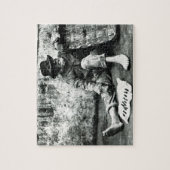 Zigarre-Endeverkäufer, c, 1865 (b/w Foto) Puzzle (Vertikal)