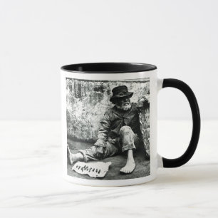 Zigarre-Endeverkäufer, c, 1865 (b/w Foto) Tasse