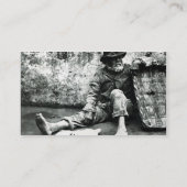 Zigarre-Endeverkäufer, c, 1865 (b/w Foto) Visitenkarte (Rückseite)