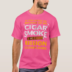 Zigarre Für Männer Zigarrenraucher Rauchen Vaterta T-Shirt