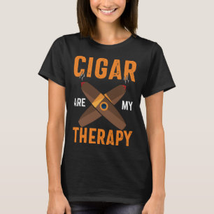 Zigarre ist meine Therapie Ich Zigarre T-Shirt