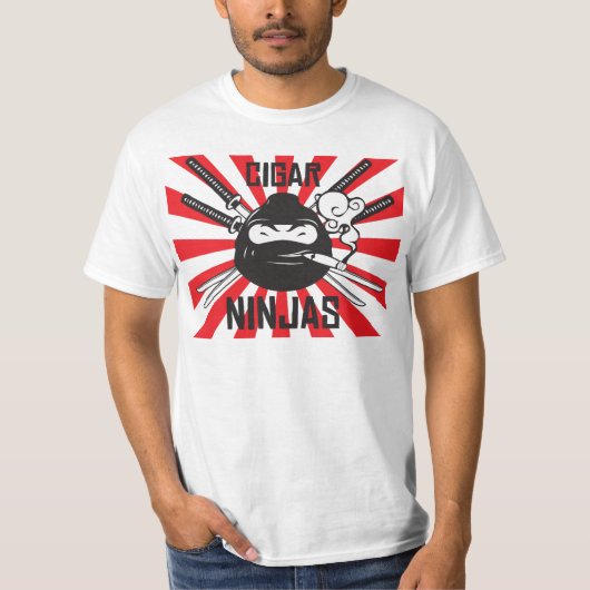 Zigarre Ninja Shirt (Vorderseite)